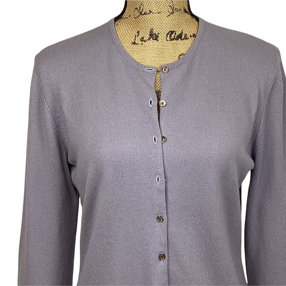 Jones New York Cashmere Tank & Cardigan Sweater Set - Picture 8 of 11